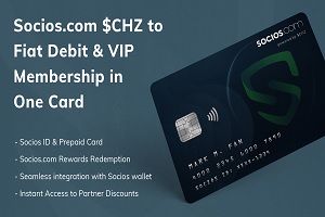 Socios Announces Prepaid Fiat-Crypto Card